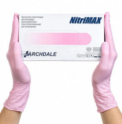 NITRIMAX   Перчатки нитриловые  50пар   Розовые   S