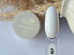 KLIO   Гель для моделирования Unique gel   №09  IVORY WHITE   15г