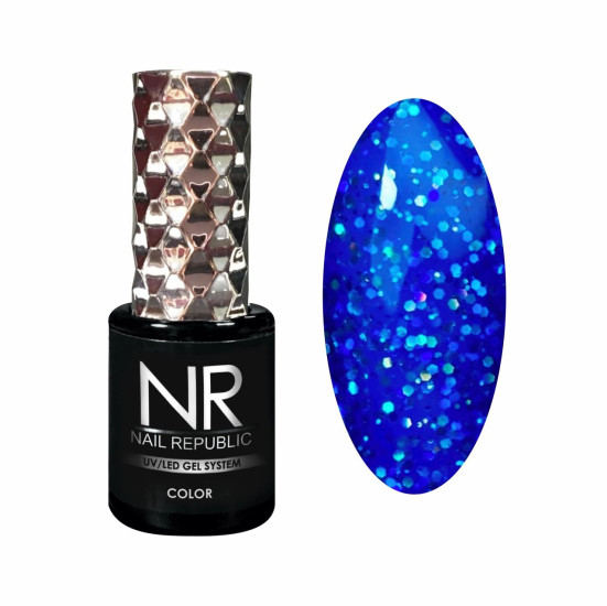 NAIL REPUBLIC   #465 Frozen   10мл   Гель-лак с шиммером