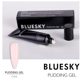 BLUESKY Pudding Gel полигель камуфлирующий молочно-розовый Lotus 8 гр. (Mini)