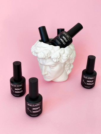 HOLY MOLLY   База прозрачная   Base   ELASTIC RUBBER   15мл