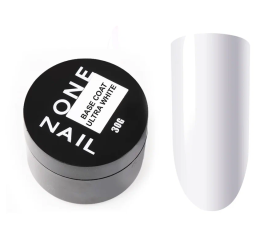 ONE NAIL Base ULTRA WHITE 30мл (шайба) База прозрачная жесткая