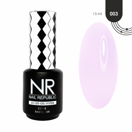 NAIL REPUBLIC   Base COVER   #03   15мл   База камуфлирующая