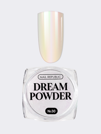 NAIL REPUBLIC   Powder DREAM   #30   Втирка жемчужная