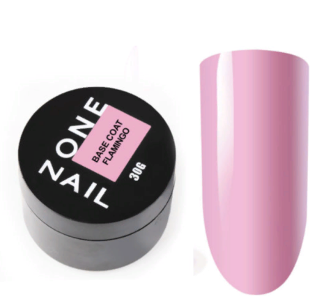ONE NAIL   Base FLAMINGO   30мл (шайба)   База камуфлирующая эластичная  (легкие в снятии)