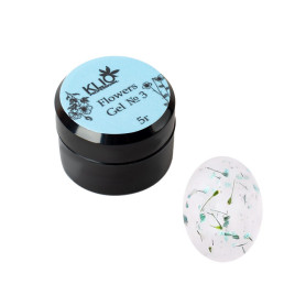 KLIO Gel FLOWERS #03 5г (банка) Гель с сухоцветами