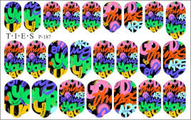 TIES   Пленка для маникюра   P-187