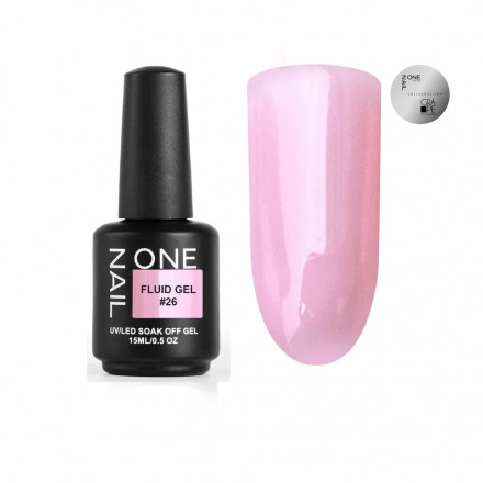 ONE NAIL &amp; GRAPE   Гель-флюид  Fluid gel  #26   15мл