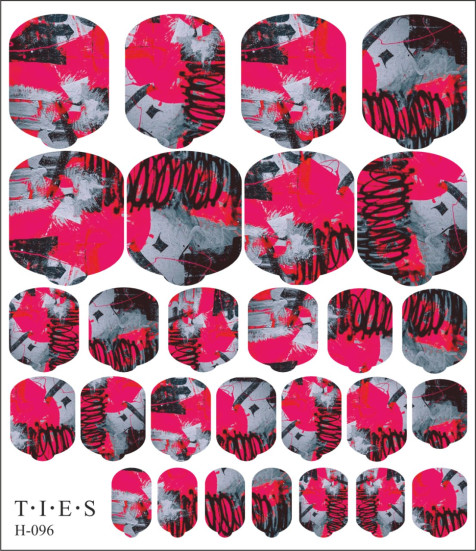 TIES   Пленка для педикюра   H-096