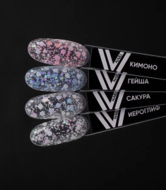 VOGUE NAILS   Гель-лак с шестигранниками  10мл  ИЕРОГЛИФ