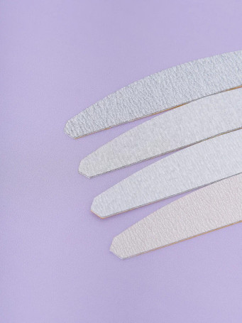 ALGEBRA BEAUTY   HARD GRAY   Мягкие   XL   #180   (50шт)   Сменные  файлы для пилки на вспененной подложке