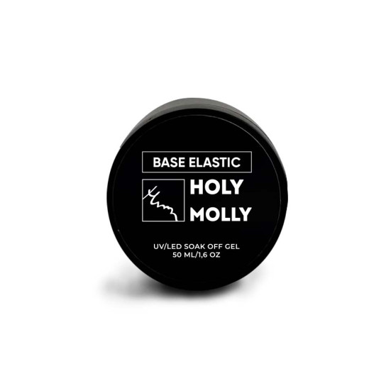 HOLY MOLLY   База прозрачная   Base   ELASTIC RUBBER   50мл   (шайба)