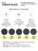 ALGEBRA BEAUTY   STRONG BLACK   Тонкие   L (25мм)   #180   (50шт)   Сменные файлы  для педикюрного диска без подложки