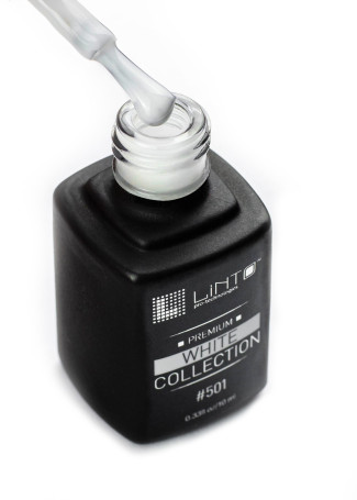 LINTO   #501   White Collection   10мл   Гель-лак полупрозрачный