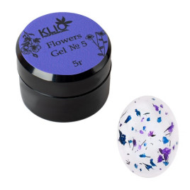 KLIO   Gel FLOWERS   #05   5г (банка)   Гель с сухоцветами