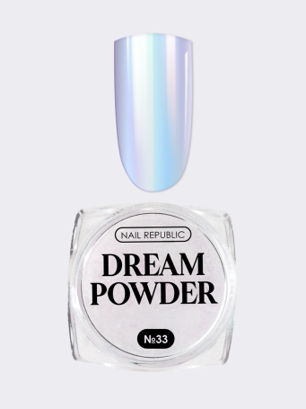 NAIL REPUBLIC   Powder DREAM   #33   Втирка жемчужная   Limited