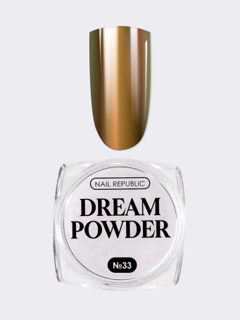 NAIL REPUBLIC   Powder DREAM   #33   Втирка жемчужная   Limited