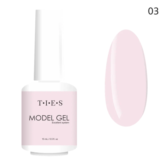 TIES   Гель для моделирования   MODEL GEL  15мл   №03   (СНЯТО)