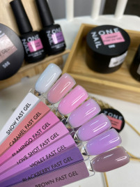 ONE NAIL Gel Fast BROWN 30г Гель для моделирования средней консистенции