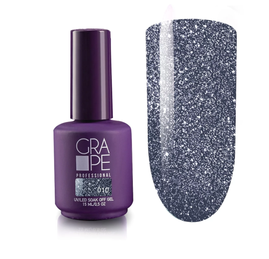 GRAPE  Гель-лак светоотражающий  15мл   №10