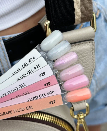 ONE NAIL &amp; GRAPE   Gel FLUID   #27   30г (шайба)   Гель для укрепления жидкий