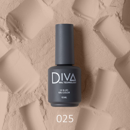 Gel color №25, 15 мл DIVA