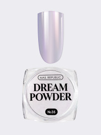 NAIL REPUBLIC Powder DREAM #35 Втирка жемчужная Limited