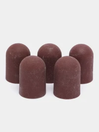 NAIL ART Колпачок шлифовальный на пластиковой основе D-10 Коричневый #240 (10шт) Limited