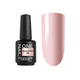 ONE NAIL Base COVER #05 15мл База камуфлирующая эластичная (легкие в снятии)