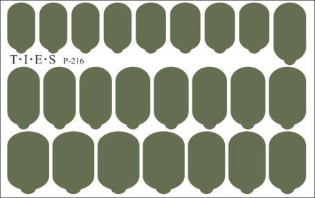 TIES   Пленка для маникюра   P-216