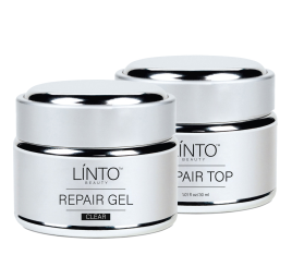 LINTO НАБОР 30мл Гель для укрепления + Топ для укрепления без л/с REPAIR SET