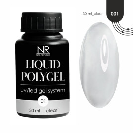 NAIL REPUBLIC Liquid Polygel #01 30мл Жидкий полигель Прозрачный