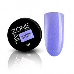 ONE NAIL   Base ICE CANDY   50мл (шайба)   База камуфлирующая жесткая  c шиммером