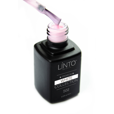 LINTO   #502   White Collection   10мл   Гель-лак полупрозрачный