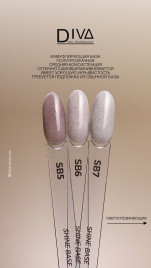 DIVA   База камуфлирующая светоотражающая  15мл  Base  SHINE   #SB06   (СНЯТО)