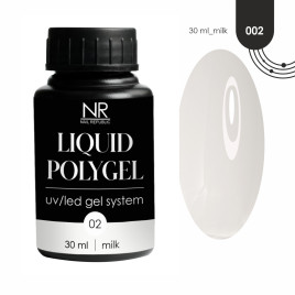 NAIL REPUBLIC   Liquid Polygel   #02   30мл   Жидкий полигель Молочный