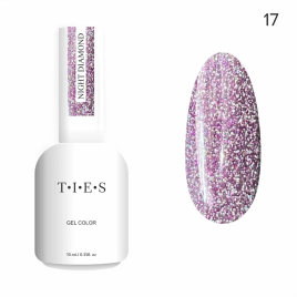 TIES   Гель-лак светоотражающий  10мл  Night Diamond   #17   (СНЯТО)
