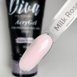 Acrylgel Milk rose, 30 мл DIVA