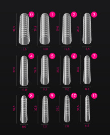 ONE NAIL &amp; GRAPE   Верхние формы   120шт   УНИВЕРСАЛЬНЫЙ ИЗГИБ