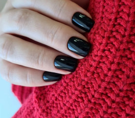 VOGUE NAILS   Гель-лак  10мл  ЧЕРНЫЙ ВЛАСТЕЛИН