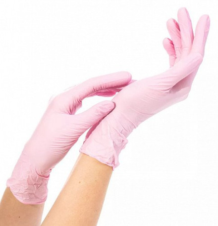NITRIMAX   Розовые   S   Перчатки нитриловые  50пар   (Малайзия)