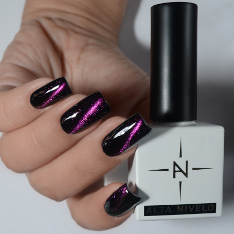 ALTA NIVELO   Гель-лак кошачий глаз   10мл   CATTY EYE   #76