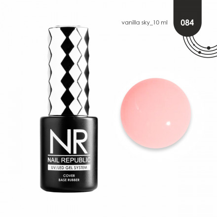 NAIL REPUBLIC   База камуфлирующая   10мл   Base VANILLA SKY   #84  10мл
