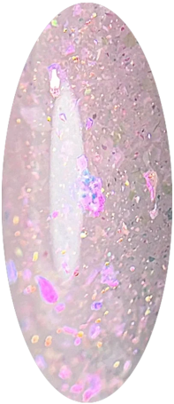 BSG   KONFITYUR HB   #59   НИЗКАЯ ВЯЗКОСТЬ   13г (шайба)   Гель для моделирования средне-жидкий полупрозрачный с хлопьями Юки