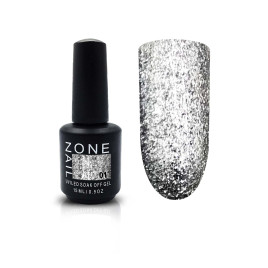 ONE NAIL   PLATINUM   #01   15мл   Гель-лак жидкая фольга