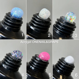 ONE NAIL   AcryGel SHINE   #01   15г   Акригель с шиммером