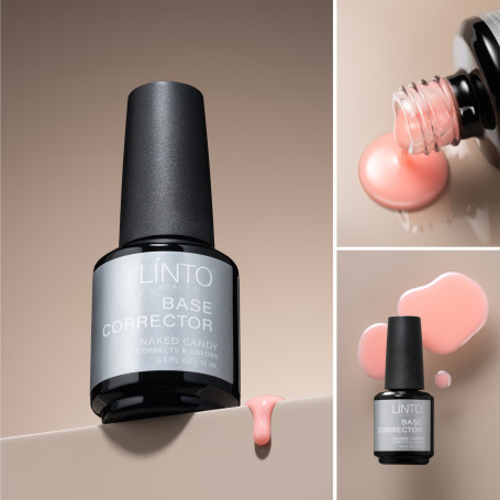 LiNTO   База камуфлирующая  15мл  Base  NAKED CANDY