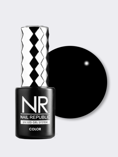 NAIL REPUBLIC   #100/1 Deep Ocean   10мл   Гель-лак ультра черный