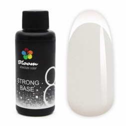 BLOOM Base Strong COVER #08 50мл (бутылка) База камуфлирующая жесткая с шиммером молочная