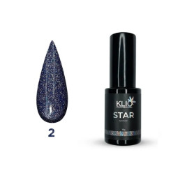 KLIO Гель-лак светоотражающий STAR COLLECTION 8мл №02
